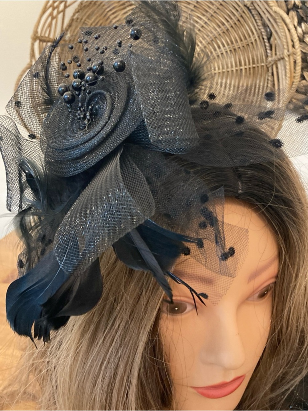 Vintage inspired retro fascinator bridal derby style hats! - Picture 3 of 15